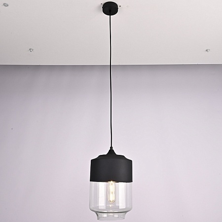 Подвесной Светильник Nord A D18 Black/Transparent Imperiumloft 190489-26 - фото