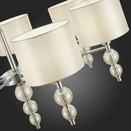 Светильник подвесной Хром/Светло-бежевый E14 7*40W SLE105703-07 - фото