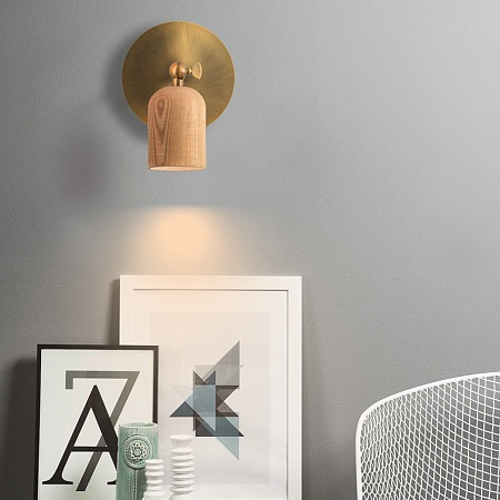 Бра Pori Light Wood Imperiumloft 101925-26 - фото