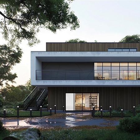 Светильник уличный наземный ST-Luce Черный LED 1*5W 4000K SL9507.415.01 - фото