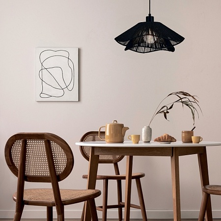 Светильник подвесной черный/черный E27 1*40W SLE6023-403-01 - фото