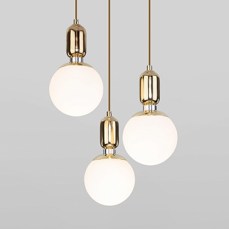 Подвесной акцентный светильник Eurosvet 50151/3 золото - фото