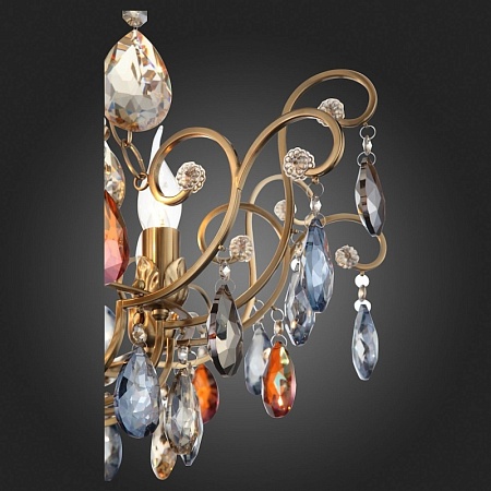 Люстра подвесная ST-Luce Бронза/Мульти E14 8*40W SL421.303.08 - фото