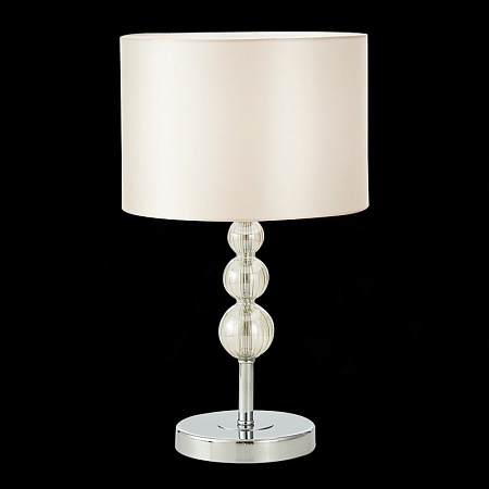 Прикроватная лампа Хром/Светло-бежевый E14 1*40W SLE105704-01 - фото