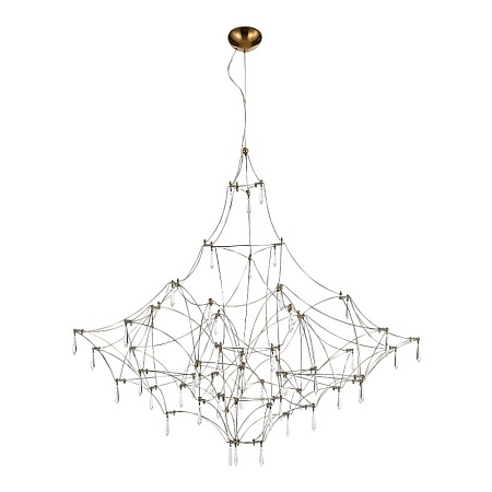 Светильник подвесной ST-Luce Золотистый/Прозрачный LED 114*0,5W 3000K SL6601.213.114 - фото