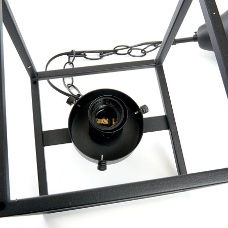 Светильник садово-парковый Feron PL705 на цепочке 60W E27 230V, черный - фото