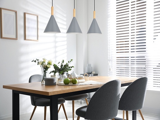 Светильник подвесной Черный/Серый E27 3*40W SLE1255-413-03 - фото