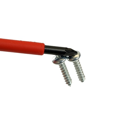 Отвертка крестовая диэлектрическая STEKKER Pz 1 х 80 мм, SDE-PZ1-80 - фото