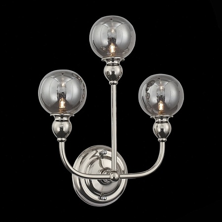 Бра ST-Luce Никель/Дымчатый G9 3*5W SL552.101.03 - фото