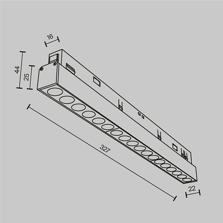 Трековый светильник Technical Points  TR031-2-18W2.7K-B - фото
