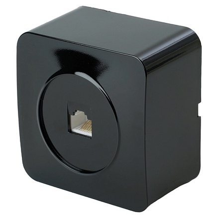 Выключатель открытой установки 1-клавишный с индикатором, STEKKER, 250В, 10А, IP20, серия София, черный матовый, MSW10-11-20-05 - фото