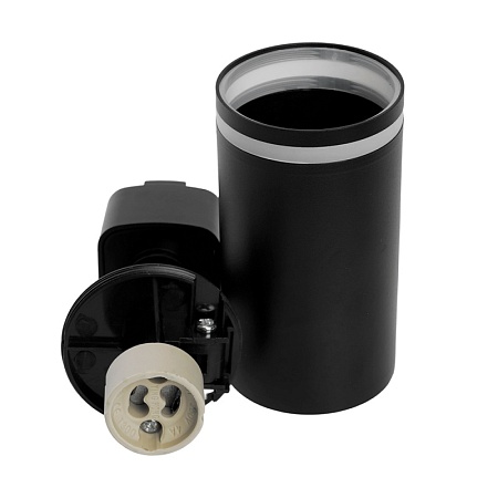 Светильник Feron AL161 трековый однофазный на шинопровод под лампу GU10, черный - фото