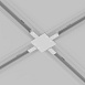 Коннектор Х-образный Unity встраиваемый белый - фото