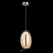 Люстра подвесная ST-Luce Бронза/Янтарный LED 1*10W 3000K SL6108.333.01
