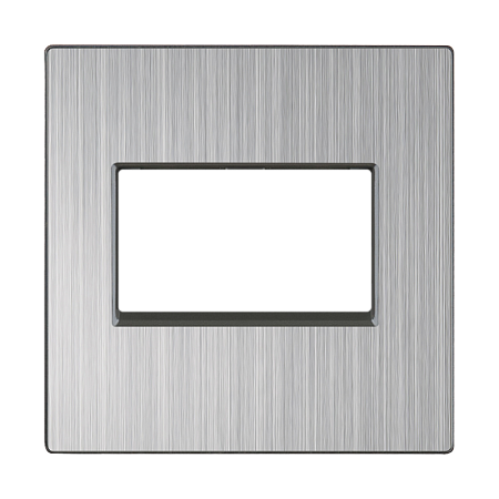 Накладка для двойной розетки Еthernet RJ-45 глянцевый никель WL02-RJ45+RJ45-CP - фото