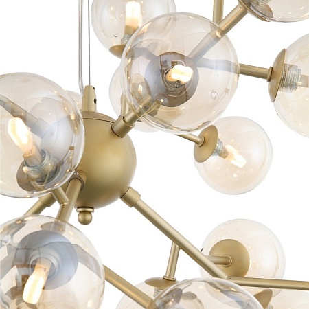 Люстра подвесная ST-Luce Золотистый/Коньячный G9 24*5W SL438.203.24 - фото