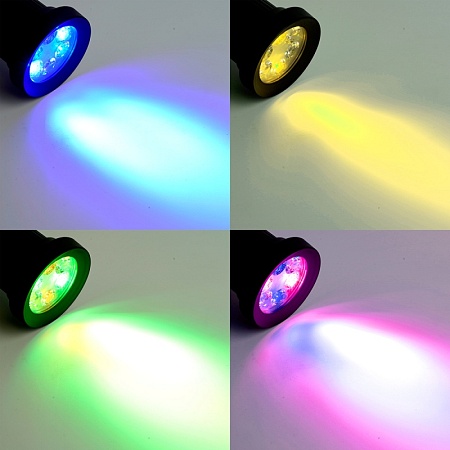 Светильник грунтовой на колышке (грунтовый) Feron.ONE SP2712 8W RGB 195-245V IP65 пластик - фото