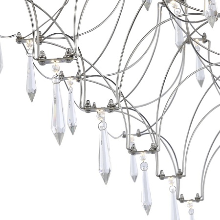 Светильник подвесной ST-Luce Хром/Прозрачный LED 1*17W 4000K SL6603.103.17 - фото