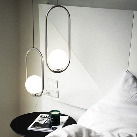 Подвесной Светильник Matthew Mccormick Hoop 50 Black Mila Pendant Imperiumloft 179966-22 - фото