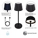 Уличный настольный светильник Arte Lamp FUYUE A1616LT-1BK - фото