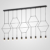 Подвесной Светильник Via Wireflow Polyhedral 0331 Lineal Pendant Light Imperiumloft 74888-22