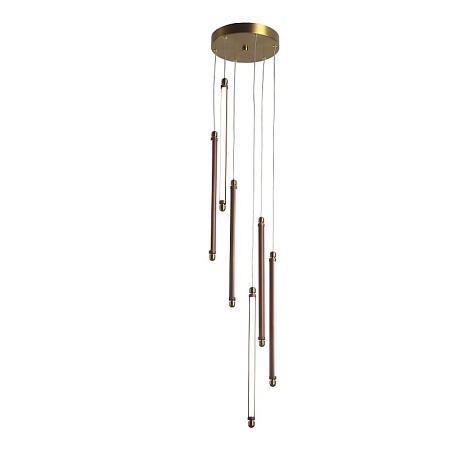Светильник подвесной ST-Luce Латунь/Терракотовый, Белый LED 6*5W 3000K SL6225.303.06 - фото