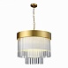 Люстра подвесная ST-Luce Золотистый/Белый, Прозрачный E14 9*40W SL1352.203.09 - фото