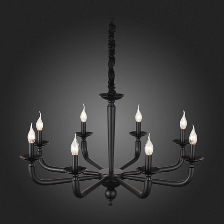 Люстра подвесная ST-Luce Черный E14 8*40W SL1114.403.08 - фото