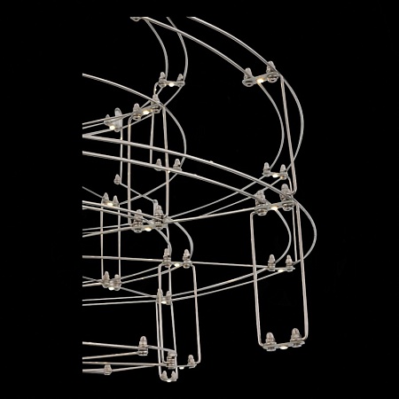 Люстра подвесная ST-Luce Хром/Хром LED 64*0,2W 3200K SL798.103.64 - фото