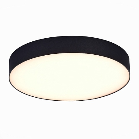 Светильник потолочный Черный LED 1*48W 3000K 4 320Lm Ra>85 120° IP20 D400xH55 185-265V ST606.432.48 - фото