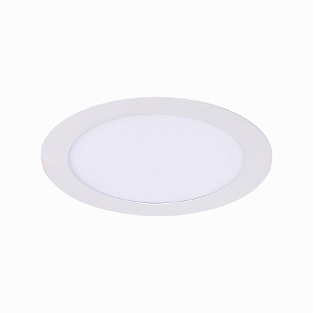 Св-к встр. Белый LED 1*12W 3000K 900Lm Ra80 110° IP20 D120xH30 220-240V ST210.538.12 - фото