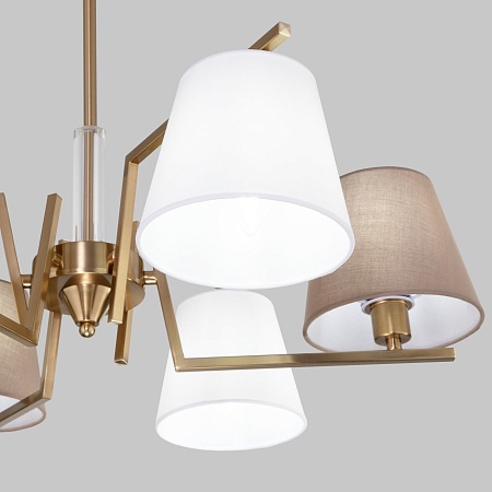 Потолочный светильник Eurosvet 60149/6 латунь - фото