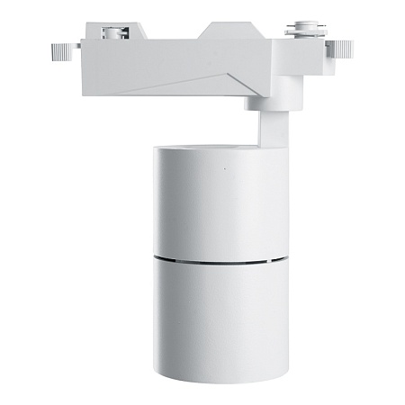 Светодиодный светильник Feron AL103 трековый однофазный на шинопровод 30W 6400K, 35 градусов, белый серия MarketBright - фото