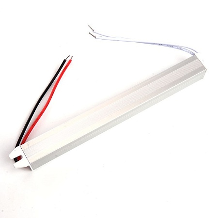 Трансформатор электронный для светодиодной ленты 24W 12V( ультратонкий драйвер), LB001 FERON - фото