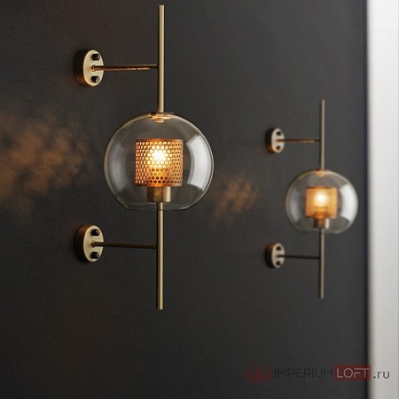 Настенный Светильник Catch Wall Ball L58 Brass Imperiumloft 189443-26 - фото