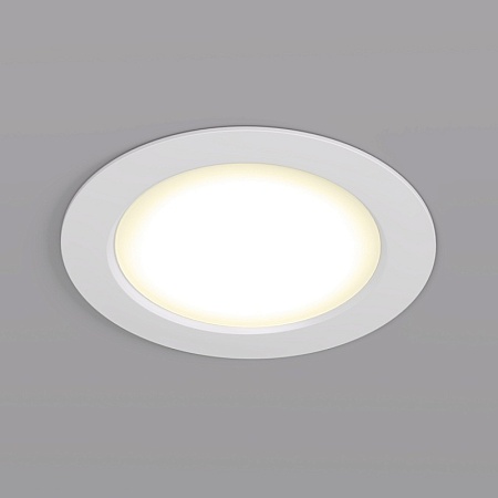 DK3048-WH Встраиваемый светильник, IP 20, 7Вт, LED, белый, пластик - фото