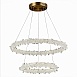 Люстра подвесная ST-Luce Золотистый/Прозрачный LED 1*80W 3000 - 6500K SL6105.203.02 - фото