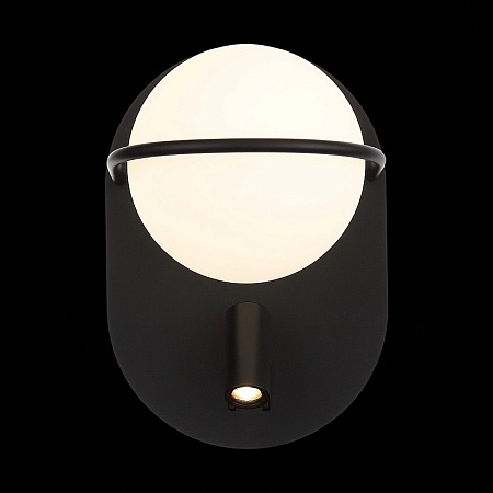 Бра ST-Luce Черный/Белый LED 1+1*8+3W 4000K SL395.411.02 - фото