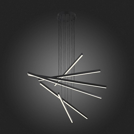 Люстра подвесная ST-Luce Черный/Белый LED 1*100W 4000K SL394.423.06 - фото