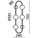 Настенный светильник (бра) Freya Inversion FR5233WL-04BS - фото