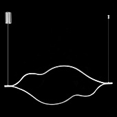 Светильник подвесной ST-Luce Никель/Белый LED 1*56W 4000K SL6106.103.56
