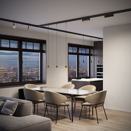 Шинопровод накладной черный 1 м Slim Magnetic 85085/00 Elektrostandard - фото