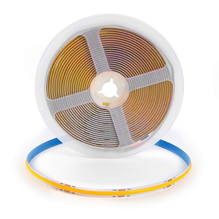 Светодиодная COB лента Feron LS530, 512SMD(2110)/м 12Вт/м 24V 5000*10*1.8мм 6500К IP20 - фото