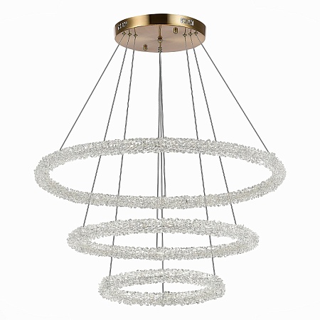 Люстра подвесная ST-Luce Золотистый/Золотистый LED 3*35W 3000 - 6500K SL6110.203.03 - фото