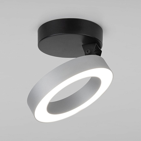 Накладной светодиодный светильник Spila серебро 25105/LED Elektrostandard - фото