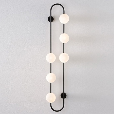 Настенное Бра Hoop Wall H115 Black Imperiumloft 213737-26 - фото