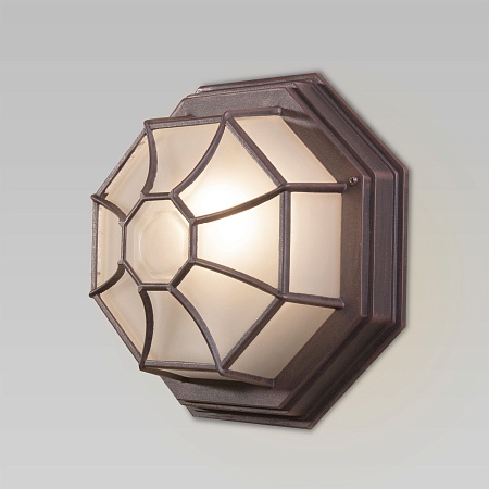 Уличный настенный светильник Telarana L капучино GL 1024D Elektrostandard - фото