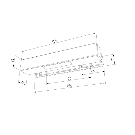 Подсветка для лестниц 40163/LED 4000К черный IP65 40163/LED Elektrostandard - фото