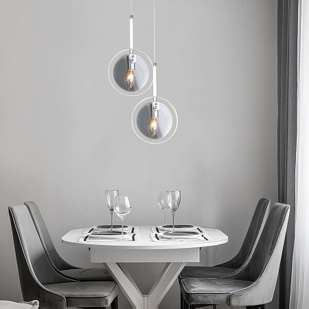 Подвесной акцентный светильник Eurosvet 50121/1 белый - фото