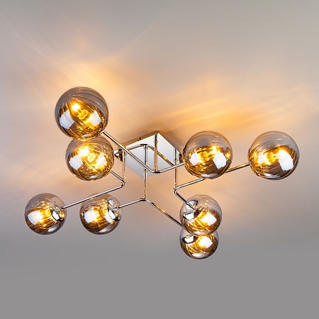 Потолочный светильник Eurosvet 30140/8 хром - фото